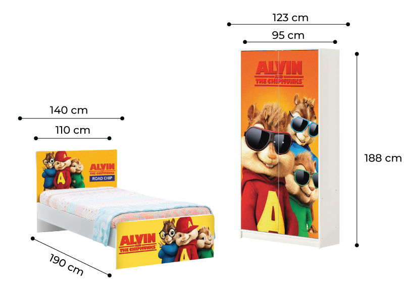 Alvin and the Chipmunks Bedroom Package